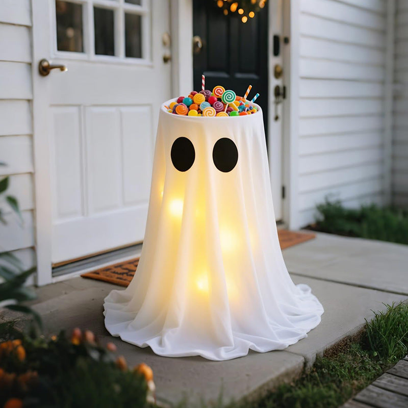 Halloween Ghost Candy Bowl Decoration