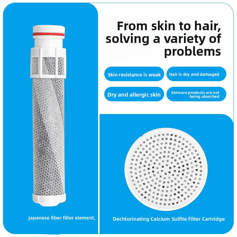 M02 Handheld Water Purification Shower Filter Pressurized Shower suit