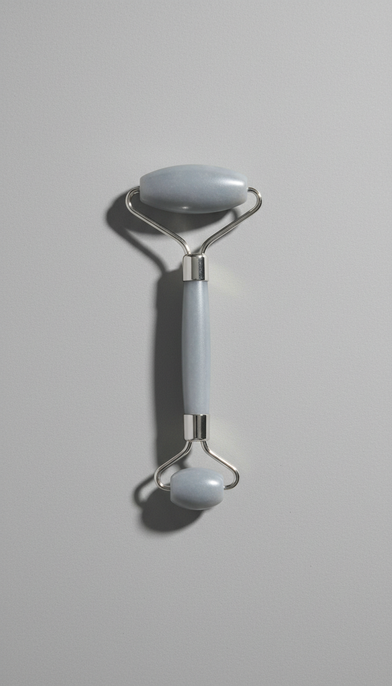 Satin-Finish Facial Roller with Cooling Core