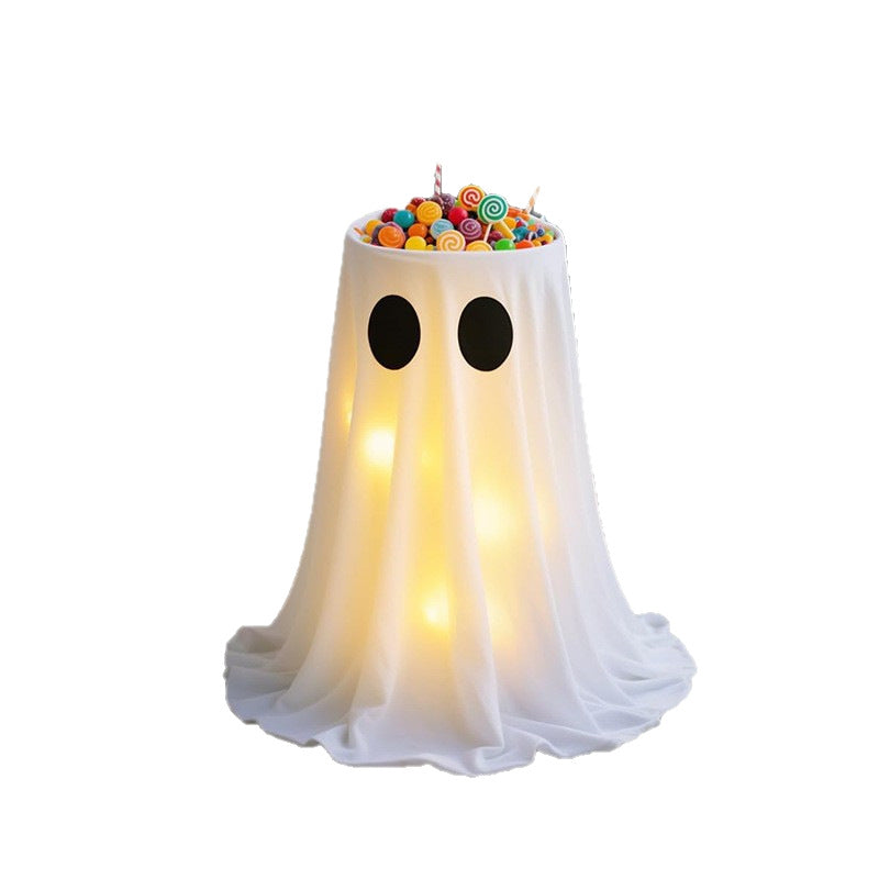 Halloween Ghost Candy Bowl Decoration